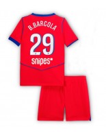 Otroške Nogometnih dresov Paris Saint-Germain Bradley Barcola #29 Tretji 2025-26 Kratki rokavi (+ hlače)